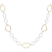 Gold & Sterling Silhouette Necklace