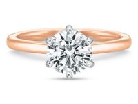 Desiree Six Prong Solitaire Engagement Ring