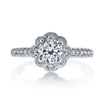 Lotus Engagement Ring