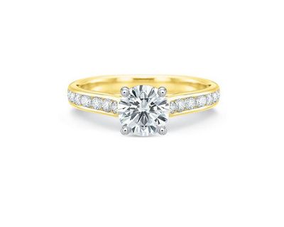 Channel Engagement Ring Setting
