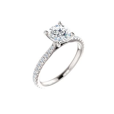 Brilliant Diamond Engagement Ring Setting