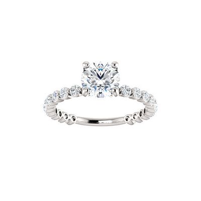 Diamond Accent Engagement Ring Setting