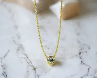 Round Diamond Necklace 
