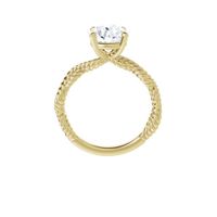 Infinity Diamond Engagement Ring Setting