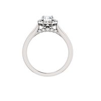 Solitaire Halo Diamond Engagement Ring Setting