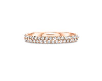 Two Row Pave Eternity Band