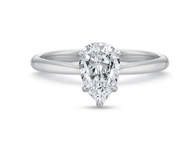 Valentina Pear Shape Engagement Ring Setting