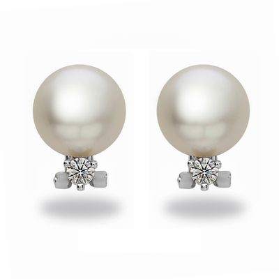 Diamond White South Sea Earrings
