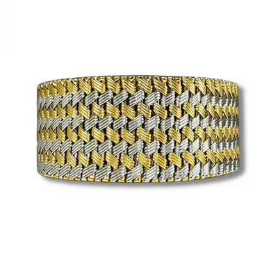 Gold Weave Bracelet 