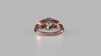 Diamond Halo Vintage Engagement Ring