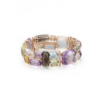 Gemstone Diamond Bracelet