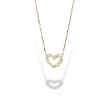 Diamond Heart Necklace 