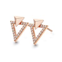 Triangle Diamond Earrings