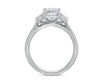 Desiree Radiant Three Stone Engagement Ring
