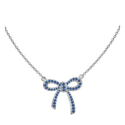 Sapphire Ribbon Necklace