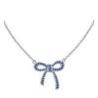 Sapphire Ribbon Necklace