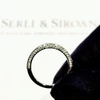 Diamond Three Sided Wedding Ring