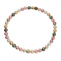 Multi Colour Pearl Necklace