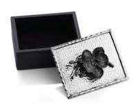 Black Orchid Mini Jewelry Box