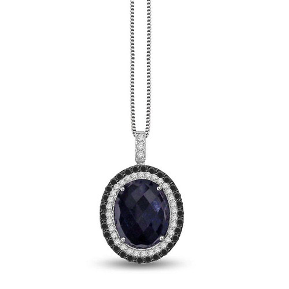 Melonite Black Diamond Necklace