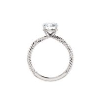 Infinity Diamond Engagement Ring Setting
