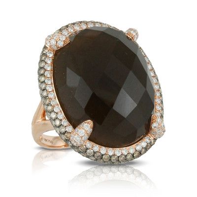 Quartz Diamond Ring