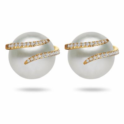 South Sea Diamond Oscar Earrings