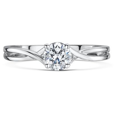Twist Solitaire Ring Setting