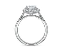 Olivia Round Halo Engagement Ring