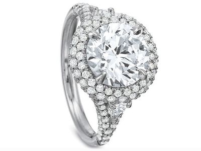 Asscher Diamond Solitaire Engagement Ring Setting