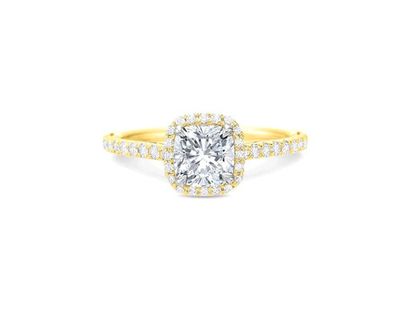 Olivia Cushion Halo Engagement Ring Setting