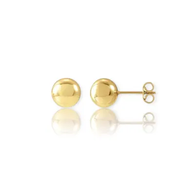 Gold Ball Earrings 