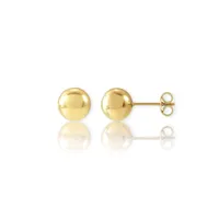 Gold Ball Earrings 