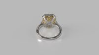 Emerald Diamond Engagement Ring Setting