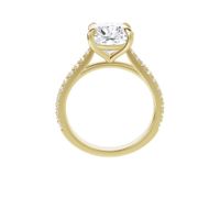 Cushion Diamond Engagement Ring Setting
