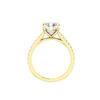 Cushion Diamond Engagement Ring Setting