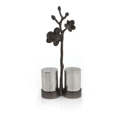 Black Orchid Salt & Pepper Set