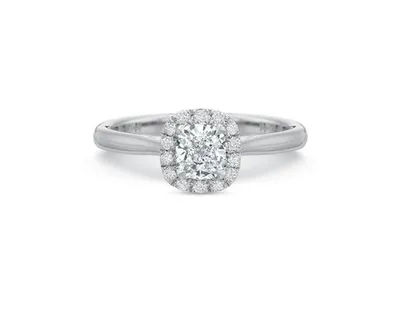 Olivia Cushion Halo Engagement Ring