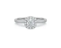 Olivia Cushion Halo Engagement Ring