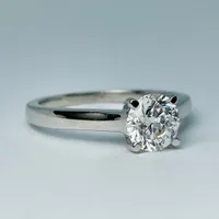 14kt White Gold 1.00ctw Diamond Engagement Ring