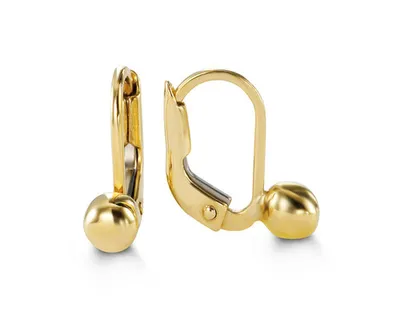 10kt Gold Baby Bella Drop Earrings