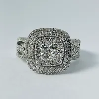 10kt White Gold 1.00ctw Diamond Ring