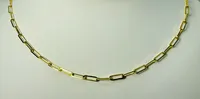 10kt Gold Paper Clip Chain