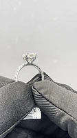 14kt Gold Lab-Created Diamond Engagement Ring 2.50ctw Pear-Shape