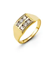 10kt Gold Baby Bella CZ Ring