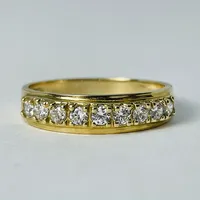 10kt Gold CZ Set