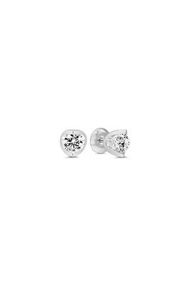 14kt Gold .50ctw Lab Diamond Half Moon Stud Earrings