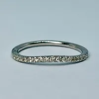 14kt White Gold 1.00ctw Diamond Engagement Ring Set