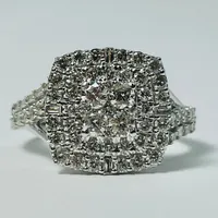 10kt White Gold Diamond Ring 1.35ctw