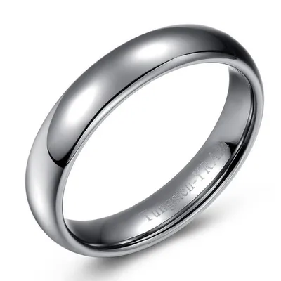 5mm Tungsten band dome top and high polish
